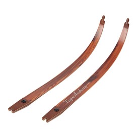 TOPARCHERY Archery Takedown Hunting Recurve Bow Limbs Replacements 25-60lbs ILF Bowlimbs for Recurve Bow Tradition Hunting and Target Shooting (Brown, 25LB)