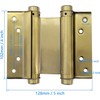 4Inch (100mm) Golden Double Action Stainless Steel Door Hinges Saloon