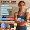 HODEMI Spiky Massage Ball Set, 3 Pack Spiky Ball, Ribbed