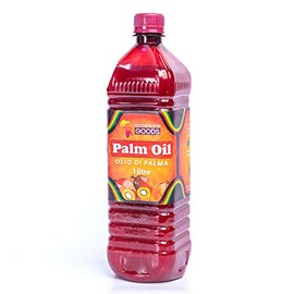 MOTHERLAND GOODS Red Palm Oil – 1 Liter of Regular Red Premium Vegetable Oil – Ultimate Organic Oil for Cooking – Sustainable Palm Oil Packed with Healthy Fatty Acids, Vitamins, and Rich Taste
