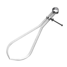 sourcing map Spring Outside Caliper 13 Inch Stainless Steel Adjustable Spring Caliper Bent-Leg for Wood Turning Lathe Projects