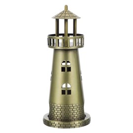 Veemoon Faro Decoración Modelo De Faro Náutico En Aleación para Hogar Oficina Escritorio 7.08X2.95X2.95 Pulgadas Adorno Decorativo Estilo Marino