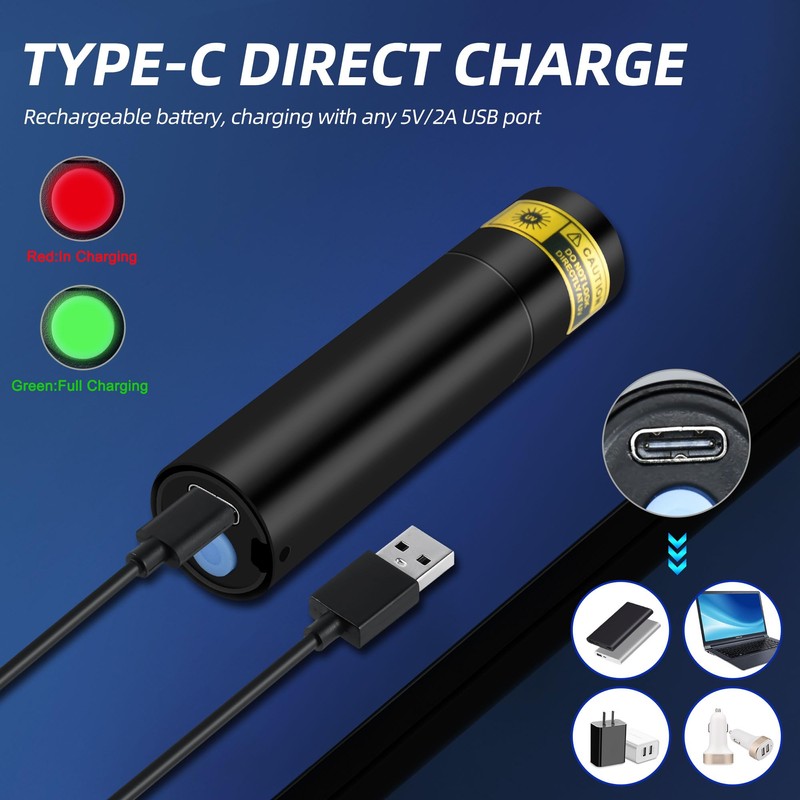 DARKBEAM UV Flashlight 365nm Light and 395nm Blacklight, Mini Powerful