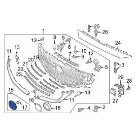 Mazda OE For Mazda CX-5 2016-2021 Mazda KA0G51730 Front Grille Emblem