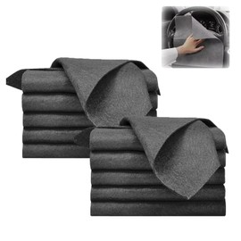 Thickened Magic Cleaning Cloth, Microfiber Magic Cleaning Cloth, Streak Free Reusable Microfiber Rag for Home, Window, Mirror, Glass and Cars (10PCS)