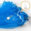 LALAFINA 200pcs Mesh Bag Loop Closures Plastic Storage Hooks For