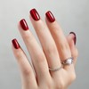 Yamobi 24 Pack Cat Eye Press-On Nails, Medium Size, Artificial
