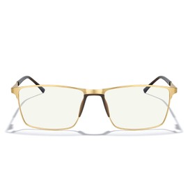 MERRY'S Reading Glasses - Fashion Blue Light Blocking Glasses Metal Frame Spring Hinge Readers for Men Eyeglasses