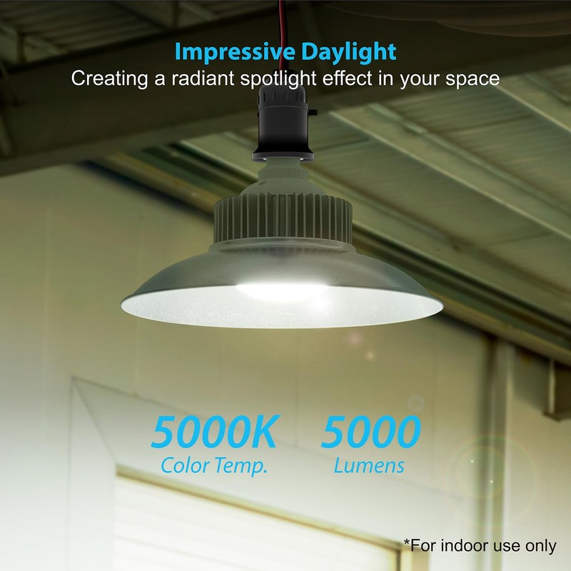 ZONE INDUSTRY CORP. LED Bulb with Shade, 60W Equivalent, 5000