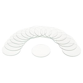 sourcing map 18pcs Watch Crystal Glass Lens, 36mm Flat Round Glasses Watch Face Crystals Len Replacement Parts for Watchmaker Repair, Clear