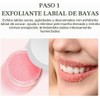 Ruahouine Set De Exfoliante Y Mascarilla Labial De Fresa, Exfoliante