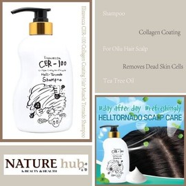 Elizavecca CER-100 Collagen Coating Hair A+ Muscle Tornado Shampoo 500ml