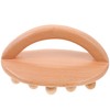 Beavorty 3pcs Deep Tissue Massager Roller Wood Body Massage Brush