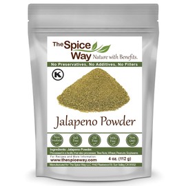 The Spice Way Jalapeno Powder - (4 oz) hot pepper powder from pure chile dried pods