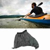 Adjustable Nylon Kayak Spray Skirt Waterproof Cover Water Sports Accessory(Gray)