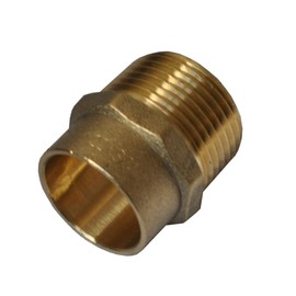 15mm x 1/2" Solder Ring Male Iron Adaptor