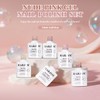 Nude Pink Gel Nail Polish Set 6 Pcs Transparent Neutral