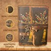 URBAN LEATHER 8 inch Tree for Life Heart Leaves Rustic