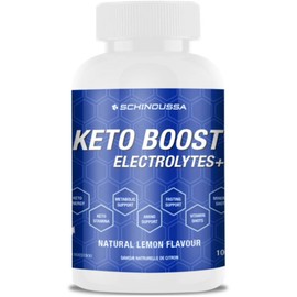 Schinoussa Keto Boost Electrolyte Mix, 100g, Natural Lemon