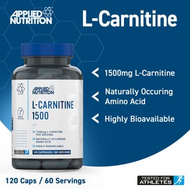 Applied Nutrition L-Carnitine, 1500 mg (EAN 5056555205587) - 120 caps