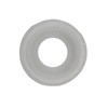 Universal Clear Flush Pipe Inlet Pan Connector - Flush Cone,