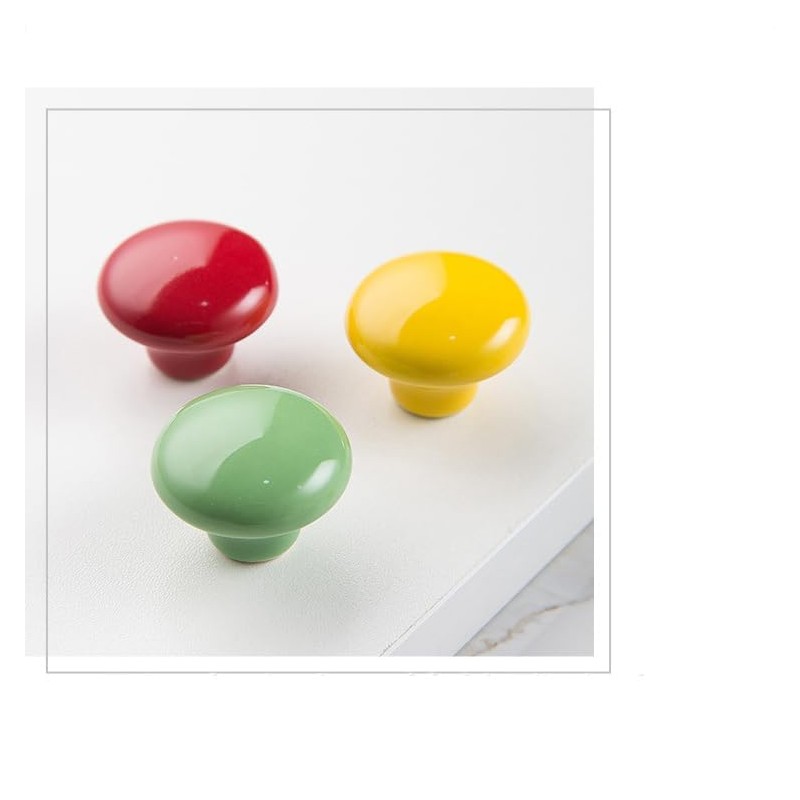 zalati Cabinet Knobs 20pcs Cupboard Handles Drawer Pulls Ceramic for