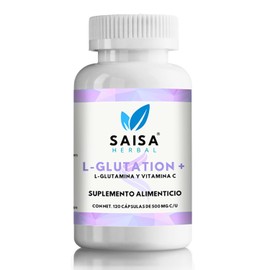 L-glutation + Glutamina Y Vitamina C De 120 Cápsulas Saisa Herbal