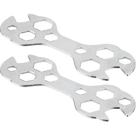 SANTUO 2Pcs Multipurpose Bike Spanner Wrench for Bicycle Repairment Tools 10 in 1 Bike Repair Tool Kit Spanner Bike Repair Tool Kits with Easy Operation for Keeping Bicycles Maintained