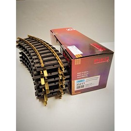 PIKO 35211 Brass Curved Track, R1, 47.2" Diameter, 12 Piece Box