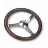 New World Motoring 14" Inch Classic Nostalgia Style Wood Grip