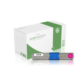 Toner Compatible with Oki 44973534 Magenta for C301 C301dn C321dn MC332dn MC342 MC342dn MC342dnw Laser Printers