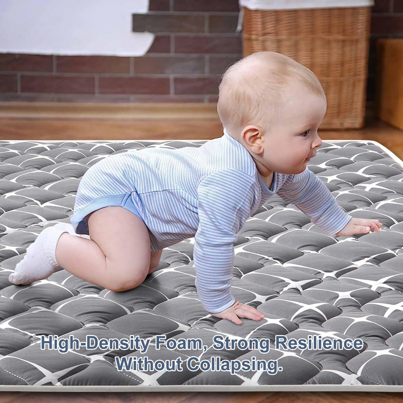 Vibe bear Baby Play Mat 79" X 63", Premium Thicker