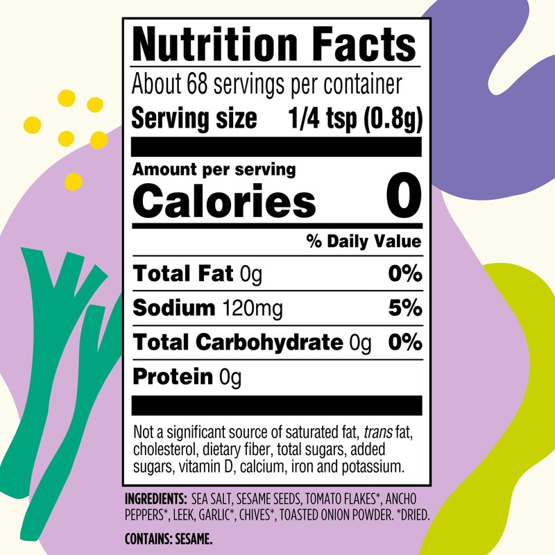 Just Spices Egg Topping, 1.94 OZ I Breakfast and egg