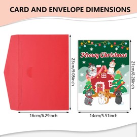 Cat Mom Christmas Cards - White Elephant & Stocking Stuffers for Women, Men & Kids