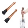 Virello 2Pcs 8 Inch Stainless Steel Muddler with Grooved Nylon