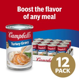 Campbell’s Turkey Gravy, 10.5 oz Can (12 Pack)