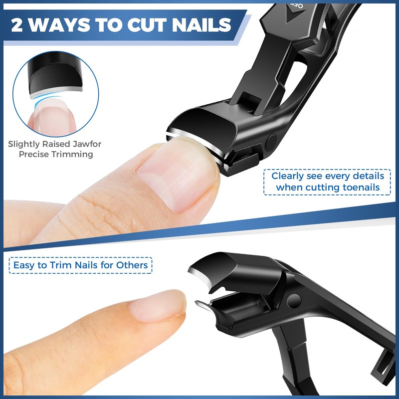 Toenail Clippers Stocking Stuffers 2025 Gifts for Men Women, Upgrade