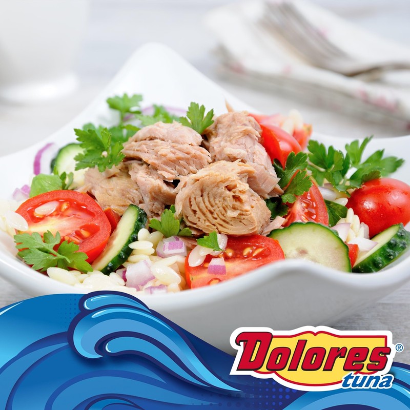 Dolores Tuna Chunk Light Yellowfin Tuna in Vegetable Oil,5 Ounce
