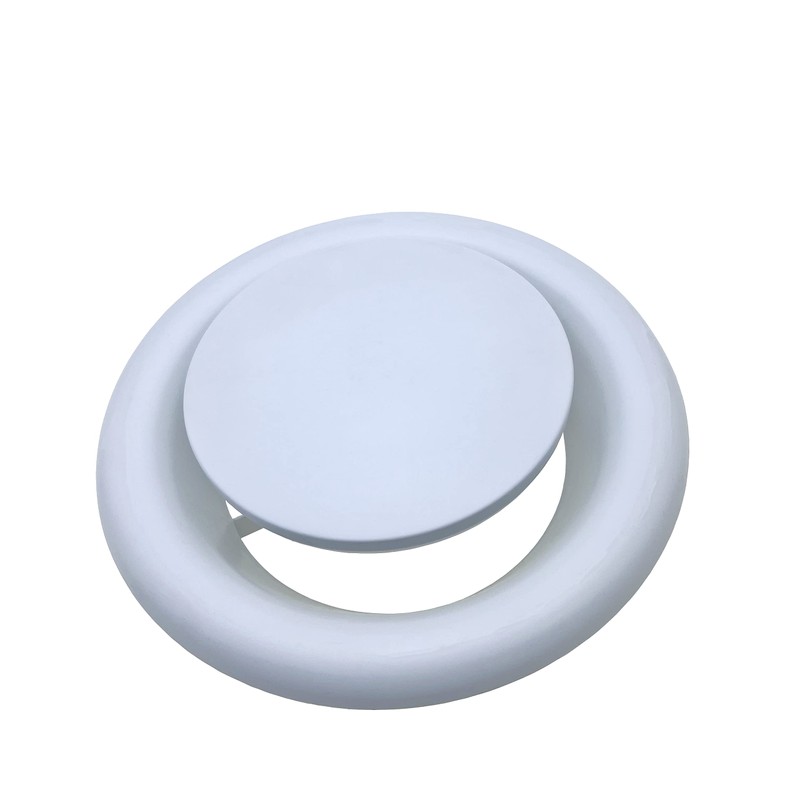 6 Inch Round Air Vent Cover, Steel Adjustable Grille for