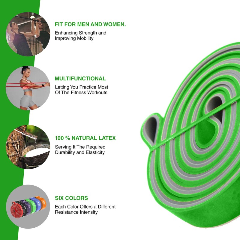 Xn8 Sports Resistance Bands Pull Up Band Exercise Workout Bands