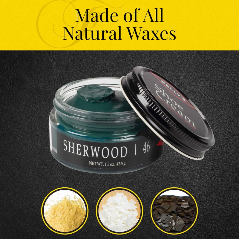 Kelly's Sherwood Shoe Polish 1.5 oz - Professional Leather Shoe