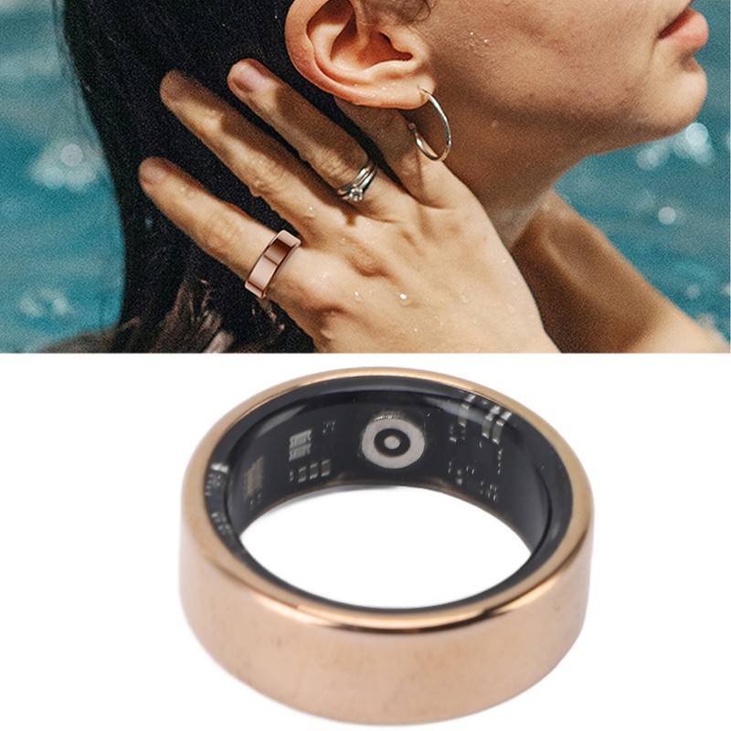 Smart Ring IP68 Waterproof Multi Sports Modes Magnetic Charging BT