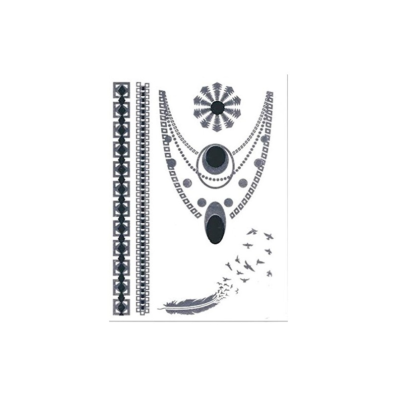 Temporary Metallic Tattoos (Single Sheet) (Sheet 13)