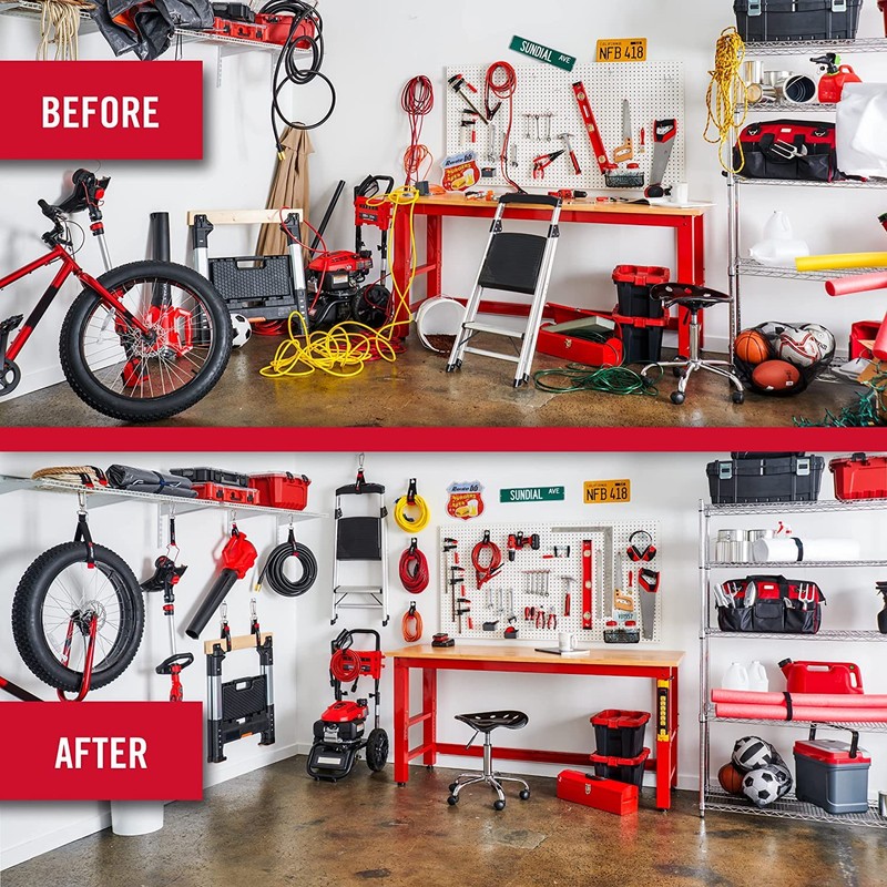 VELCRO Brand Easy Hang Cinch Straps for Garage Organization, 3