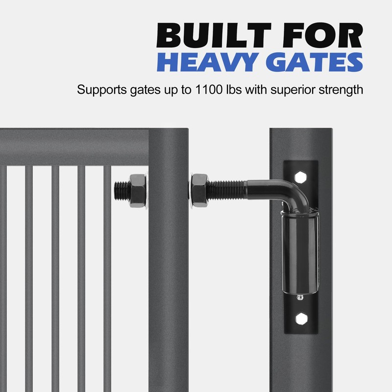 SPARKWHIZ 7inch Heavy Duty Bolt on 3/4" J Bolt Gate