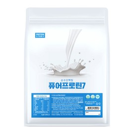 Protein Story Delicious Protein Pure Protein 7, 3kg, 1 Pack, Natural (Unflavored) / 프로틴스토리 맛있는 단백질 퓨어프로틴7, 3kg, 1개, 네츄럴(무맛)
