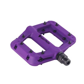 Universelle Fahrradpedale, 9/16 Zoll - DU/Dichtlager - 16 rutschfeste Stifte - Mountainbike-Pedale, Plattform-Pedale, für Mountainbikes, BMX, Rennräder (Purple)