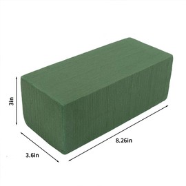LOMIMOS Floral Foam Bricks,Florist Styrofoam Green Blocks Supplies for Flower Arrangement DIY Craft,Pack of 5