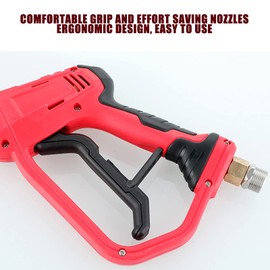 Cordless Power Washer,High Pressure Washer Gun Handle Car Jet Washer Ing Kits Water Wash Er for Car Ing Kit (3/8in Quick Plug Short Sprayer)