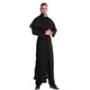YTWS Priest Costume For Adult Men Halloweeen Exorcist Costume Wizard